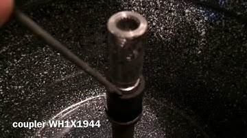 GE washer agitator coupler coupling WH01X1944  WH1X1944 removal replacement repair