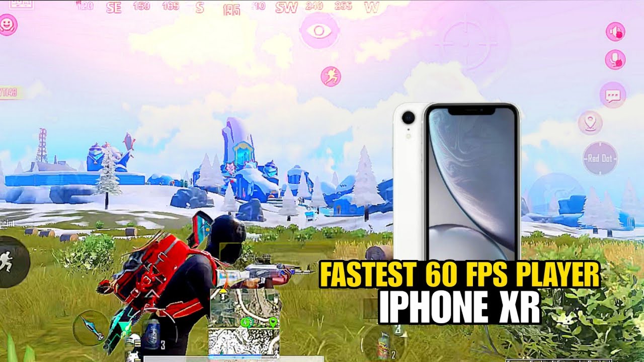 FASTEST 60 FPS PLAYER 🔱 IPHONE XR BGMI FASTEST CLUTCHES BGMI HANDCOM ...