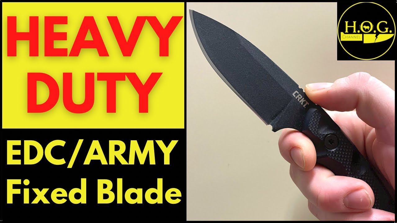 CRKT SIWI Fixed Blade Knife Overview One SOLID EDC/Army Knife Purchase YouTube