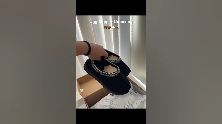 Tasman Ugg Slipper Unboxing 🤎#uggs #tasmanslippers #uggslippers #fallshoes