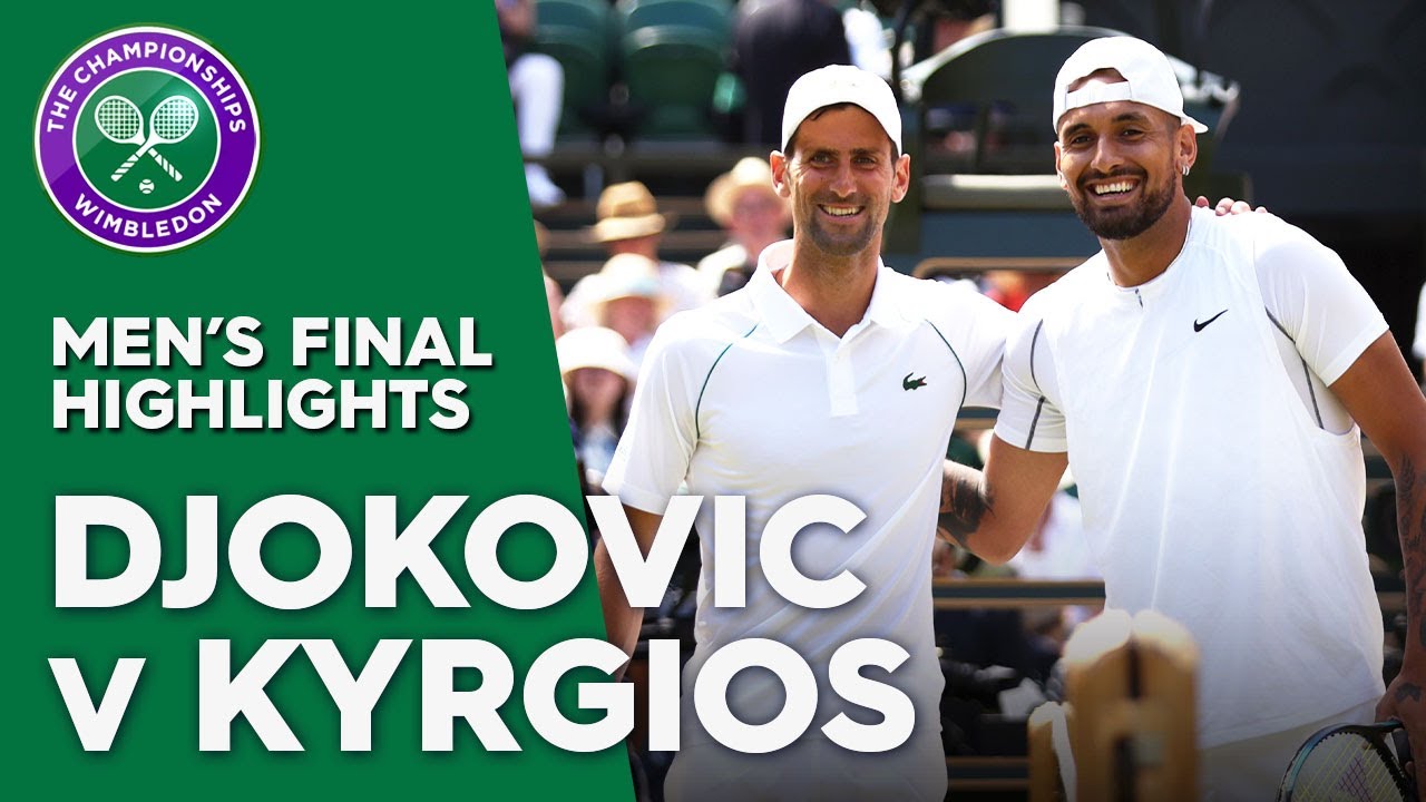 2022 Wimbledon Mens Final Highlights Novak Djokovic vs Nick Kyrgios Wide World of Sports