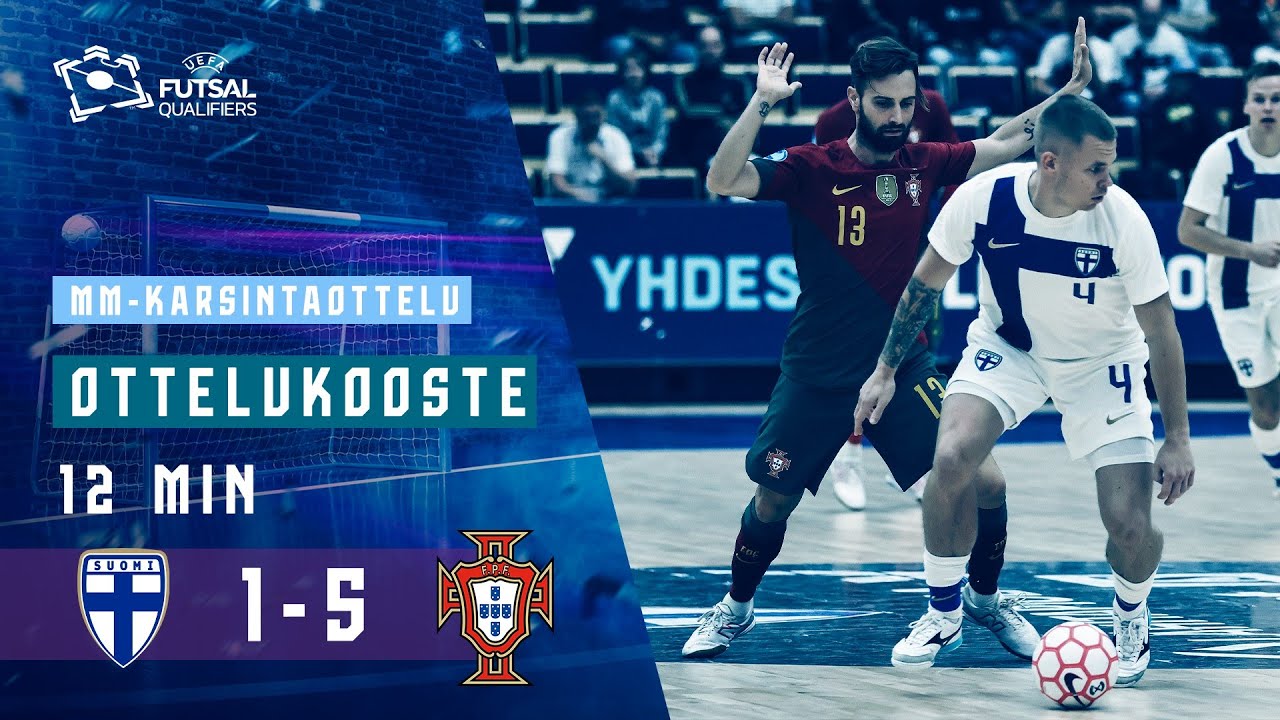 Highlights (12 min.) | Suomi–Portugali 1–5 | FIFA Futsal World Cup 2024 qualifications | 16.9.2023