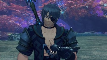 Behold the mighty... Zeke! Von!  Genbu! Bringer of Chaos! THE ZEKENATOR! . Xenoblade Chronicles 2 .