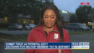 Summit Wednesday As Potential Government Shutdown Puts Military Members Pay In Jeapordy