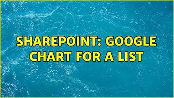 Sharepoint: Google Chart for a List (2 Solutions!!)