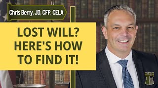 How To Find A Lost Will