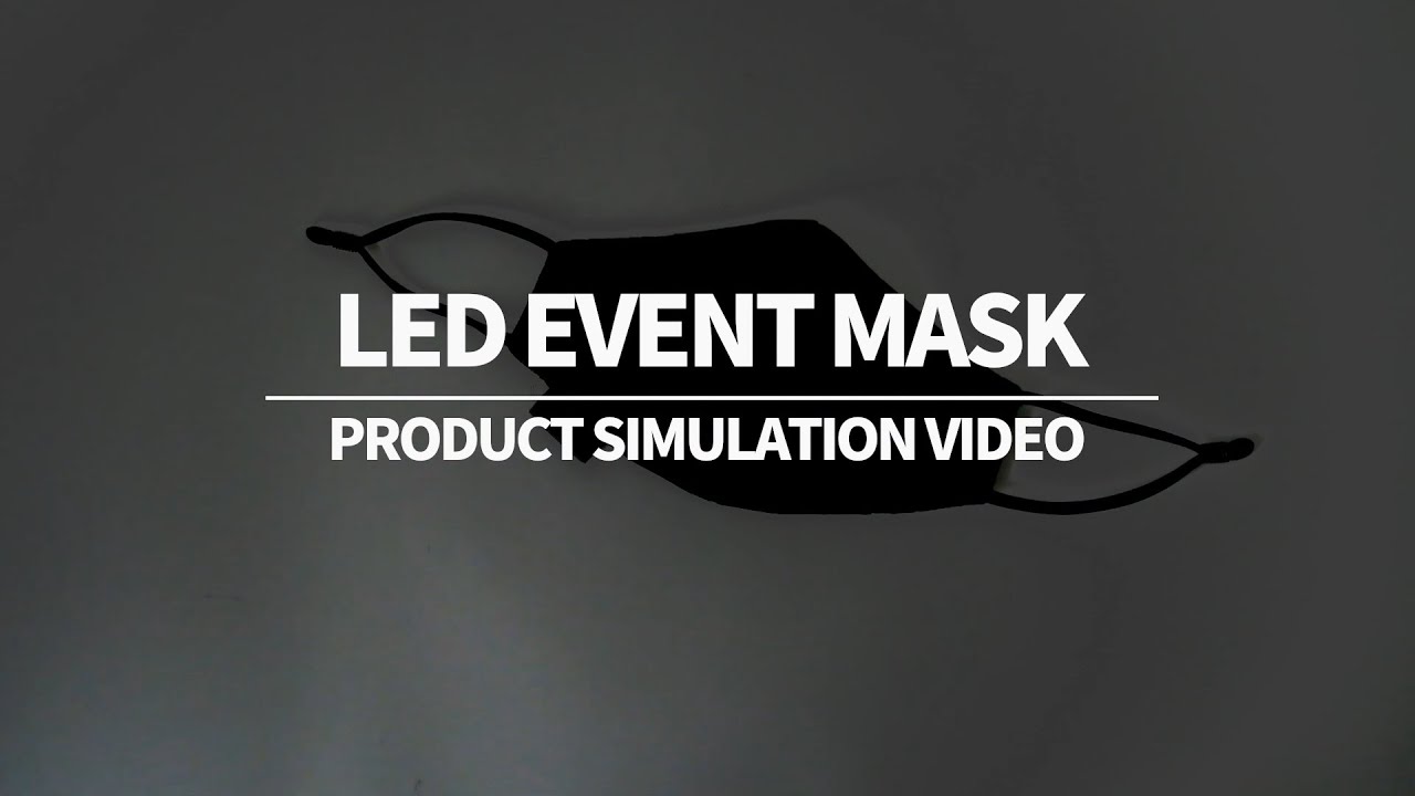 [GIOLIFE-LUMIAN MASK] LED EVENT FASHION MASK - PRODUCT SIMULATION VIDEO / LED 이벤트 패션 마스크