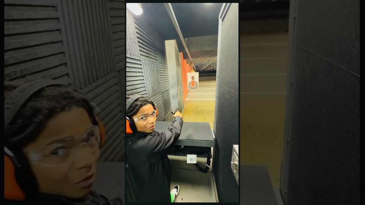 Dusse checking out his range 