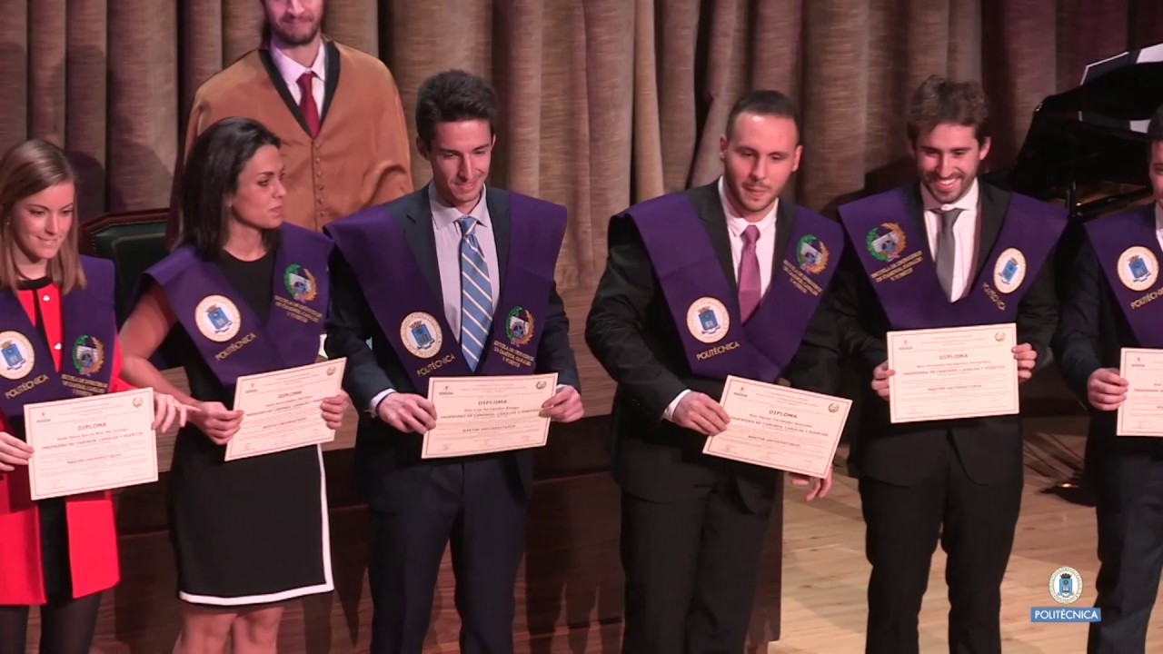 Solemne acto académico de entrega de diplomas ETSI Caminos, Canales y Puertos politécnica slp