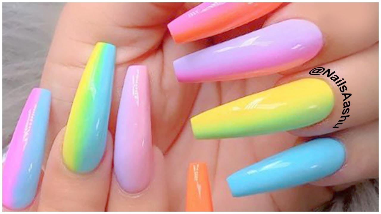 How to Use Neon Pigment Powder Fluorescent Nail Art 