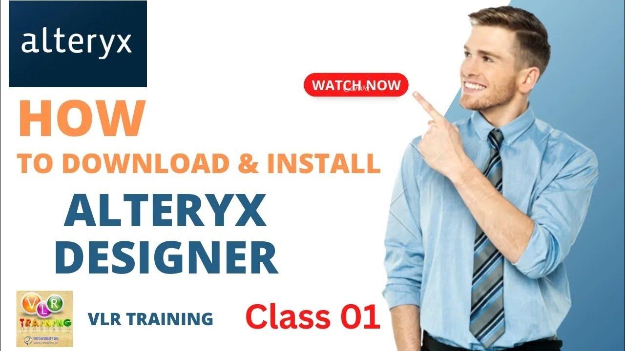 How to Install Alteryx Designer Desktop telugu By Venkat vlr training