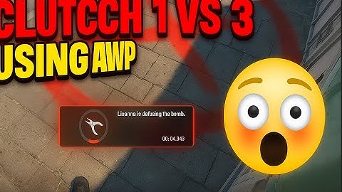 CS2CLIP#006 CLUTCH 1 VS 3 USING AWP #steam #game #counterstrike #gameplay #counterstrike2 #csgo