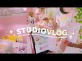 STUDIO VLOG ✨ am I moving Studios? Second Guessing, Pomodoro Method for Productivity & Illustrating