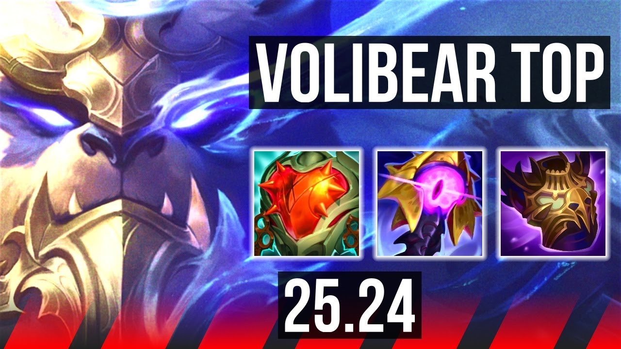 VOLIBEAR vs TRUNDLE (TOP) | 40K damage | EUNE Master | 25.24
