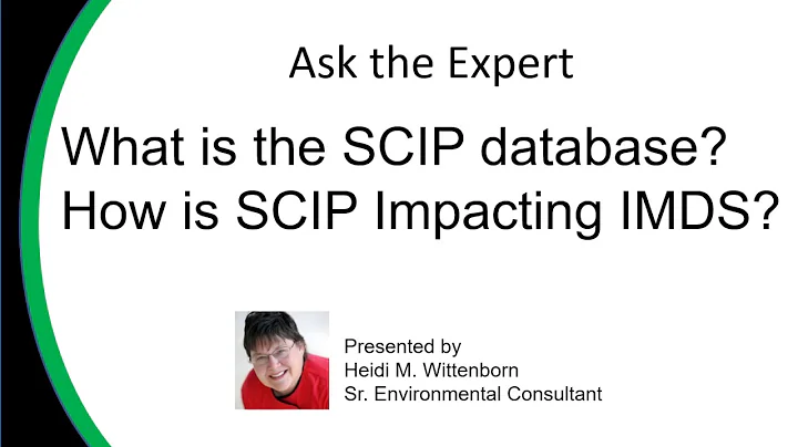 The SCIP Database - It's Impact on IMDS