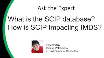 The SCIP Database - It
