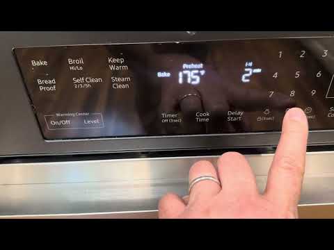 Samsung Oven - set COOK TIME - How to make oven turn off after an hour