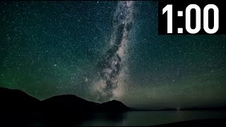 1 Minute Timer with Classical Music | Relaxing | Focus | Piano Instrumental | Galaxy