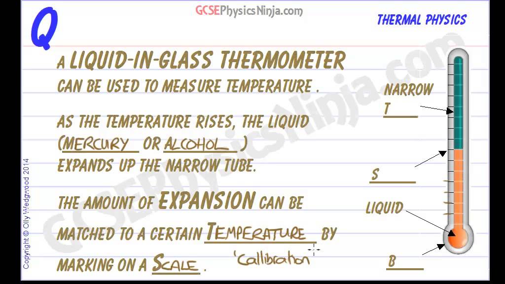 How does a liquid-in-glass thermometer work? - tec-science