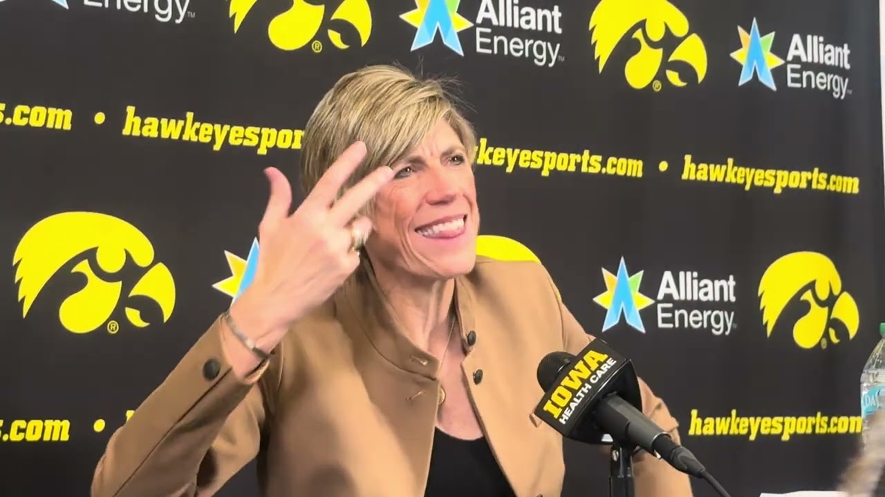 Iowa Women’s Basketball: Jan Jensen talks big win over No. 15 Michigan State 