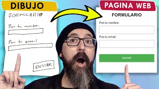 Crea PAGINAS WEB DIBUJANDO [ 100% GRATIS ] MUY FACIL con Inteligencia Artificial