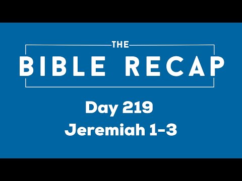 Day 219 (Jeremiah 1-3)
