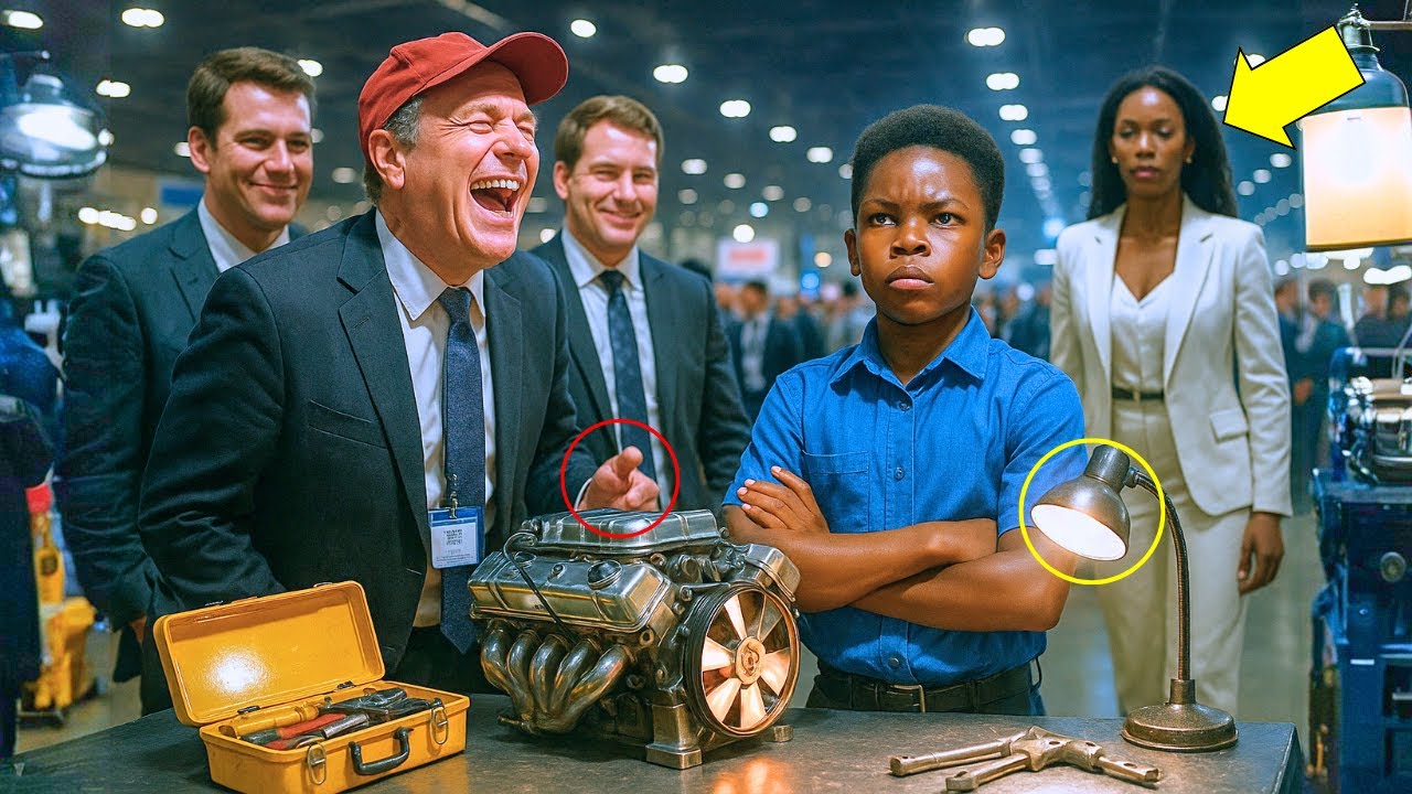 “Esse Motor Não Para Nunca?” — Zombaram do Jovem Mecânico… Até Que a CEO Milionária Chegou