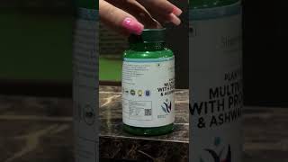 One formula, triple power —Multivitamin + Probiotic + Ashwagandha Balance your mind, body &amp; health🌱