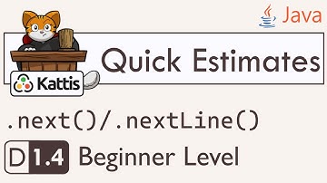 CP-1.004 Java Tutorial - Scanner .next() and .nextLine()