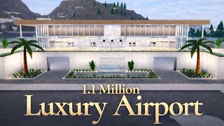 Bloxburg Luxury Airport 1.1M Build Roblox