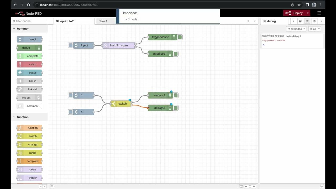 Switch Node Basics NodeRED YouTube 