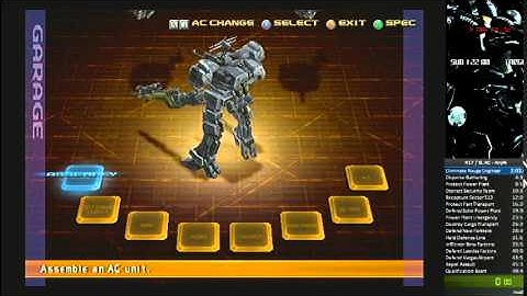 Armored Core: Silent Line Any% Speedrun Tutorial