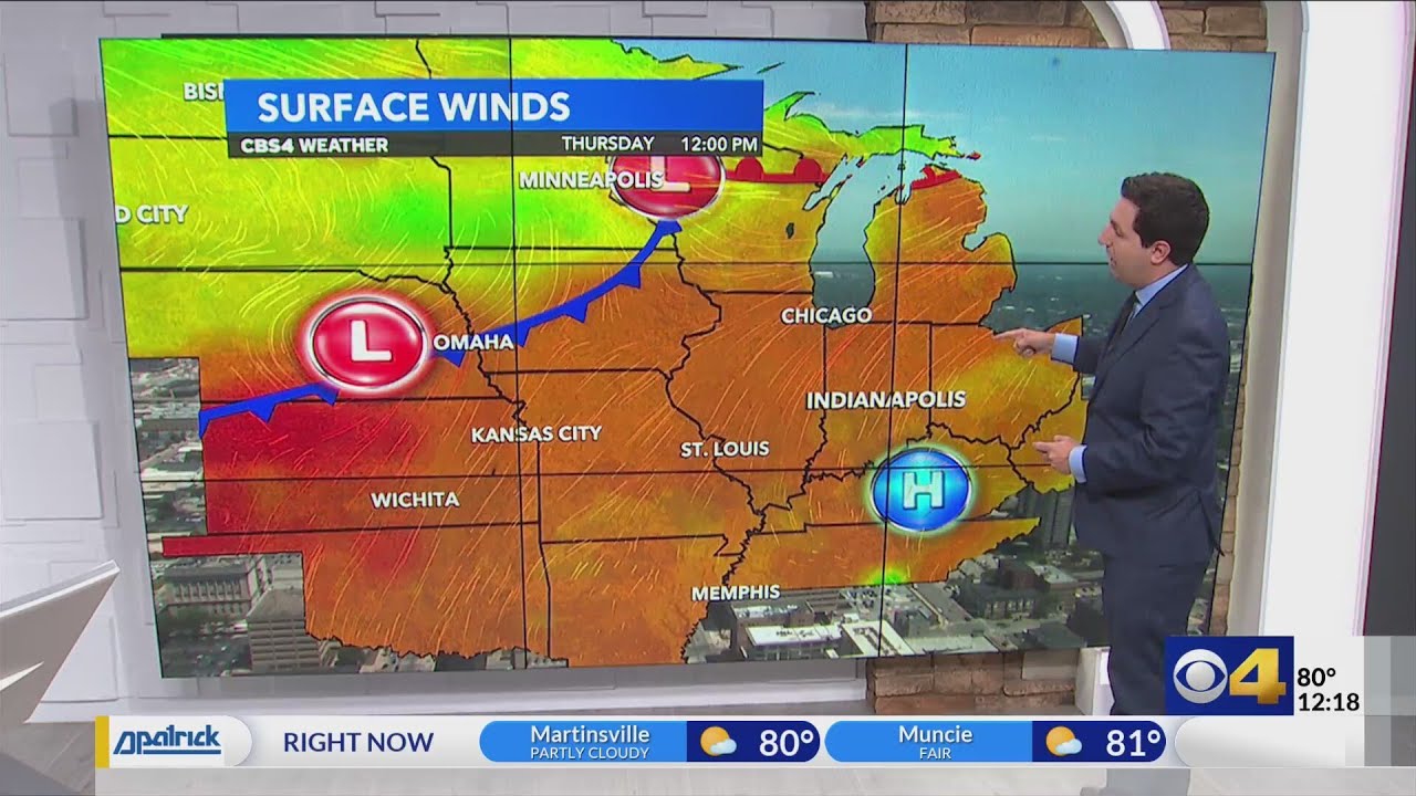 Scattered storms late Thursday, big Father's Day heat and humidity ...