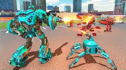 Spider Robot Car Game Robot Transforming Game Android Gameplay