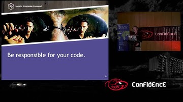 CONFidence 2016: OWASP-SKF Making the web secure by design (Glenn ten Cate)