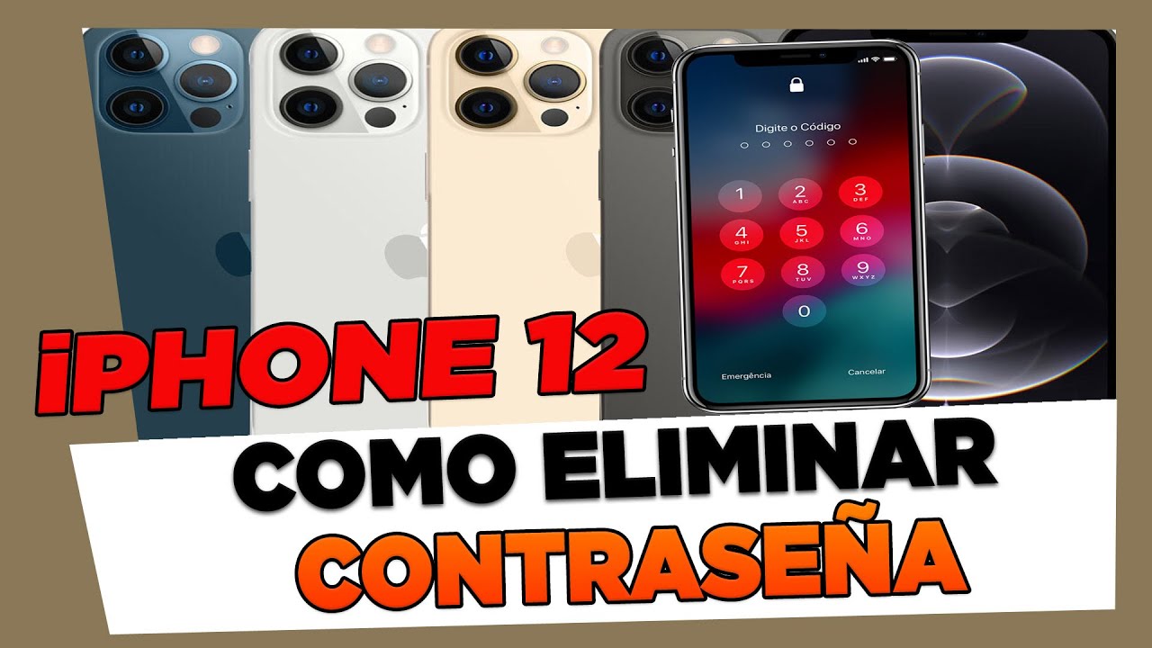 Como Quitar PIN CONTRASEÑA En iPhone 12, 12 mini, 12 Pro e 12 Pro Max