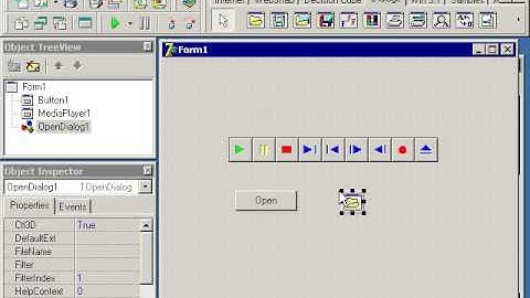52 Delphi 7 Проигрыватель  Разработка формы