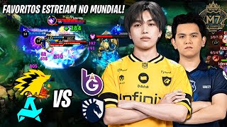 ESTREIA DO MUNDIAL COM JOGÃO DA ONIC E FILIPINOS | ONIC vs BGT | RORA VS TL - M7 World Championship