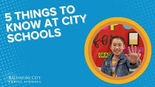 Information 5 Things to Know at City Schools - January 30, 2024 News