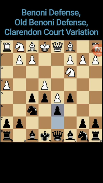 Chess openings: Old Benoni (A43)