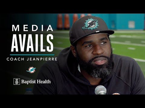 Coach Jeanpierre discusses Training Camp | Miami Dolphins