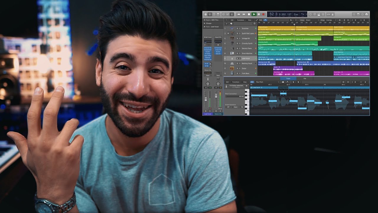 How To Edit Vocals in Logic Pro X | Vocal Chain - YouTube