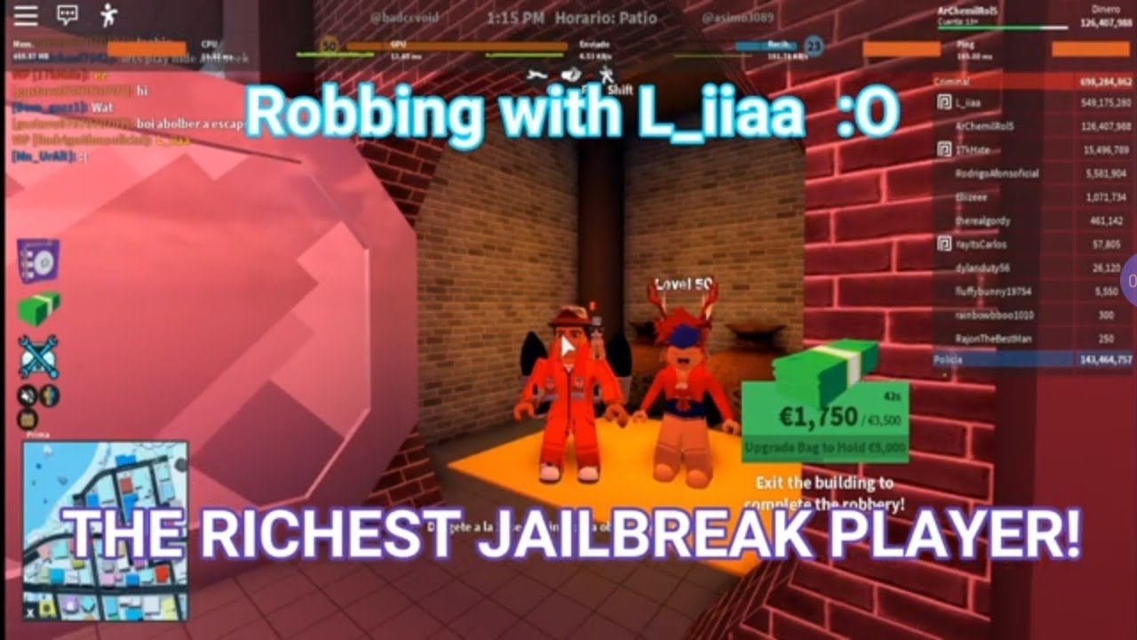 Robbing Bank With L Iiaa And Myusernamesthis In The Server Youtube
