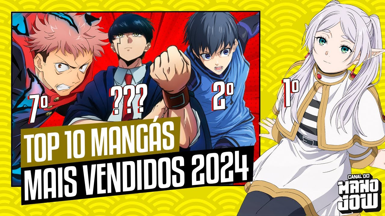 TOP 10 MANGÁS MAIS VENDIDOS DE 2024 (até agora) - YouTube