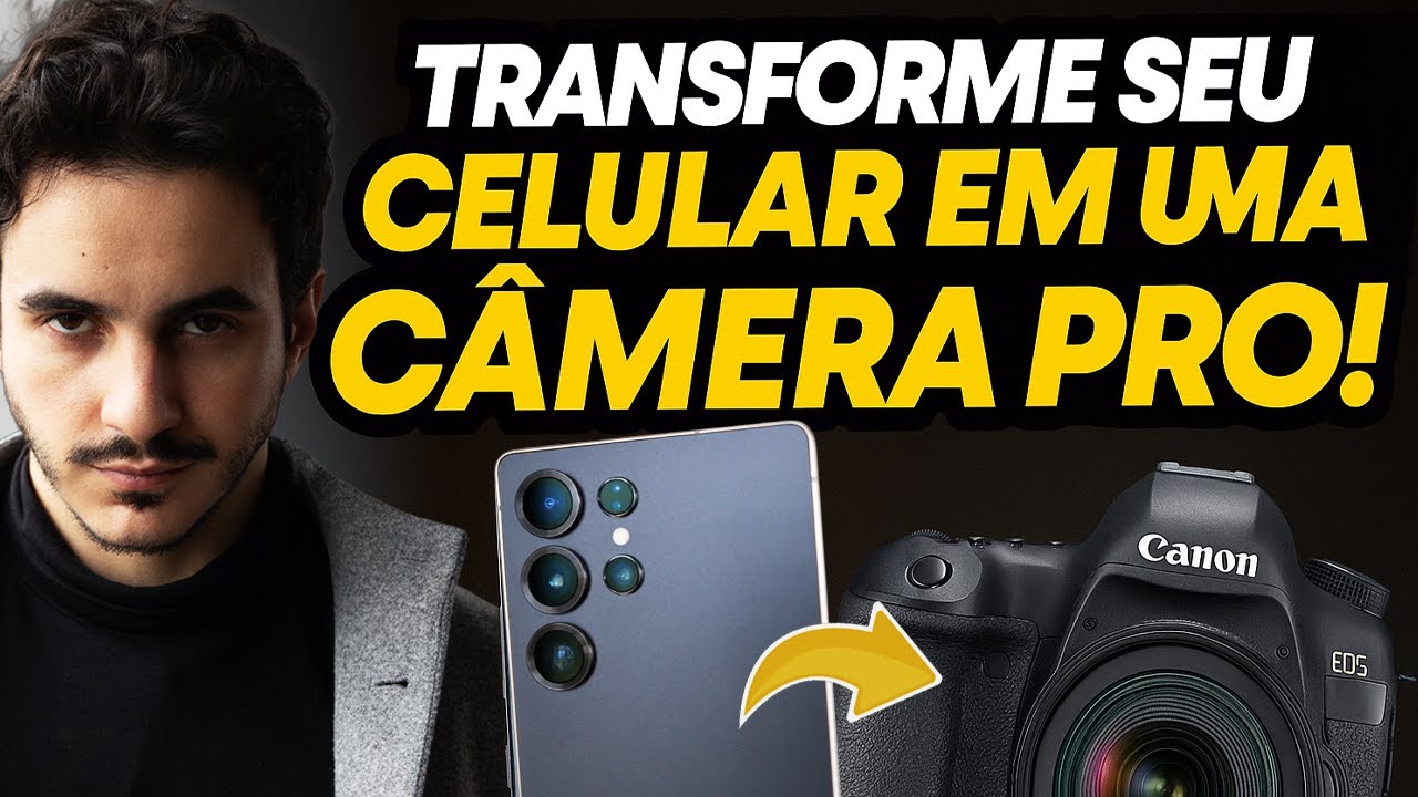 Transforme seu CELULAR em uma Câmera PROFISSIONAL!