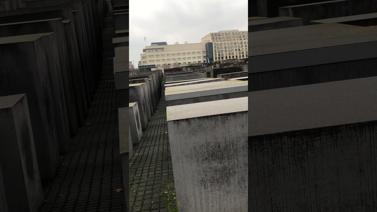 Memorial to the Murdered Jews Of Europe, Holocaust Memorial, Berlin. Disorientation
