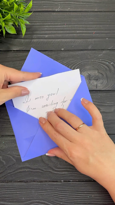 How to make Easy Paper Envelope Paper Craft Ideas Origami