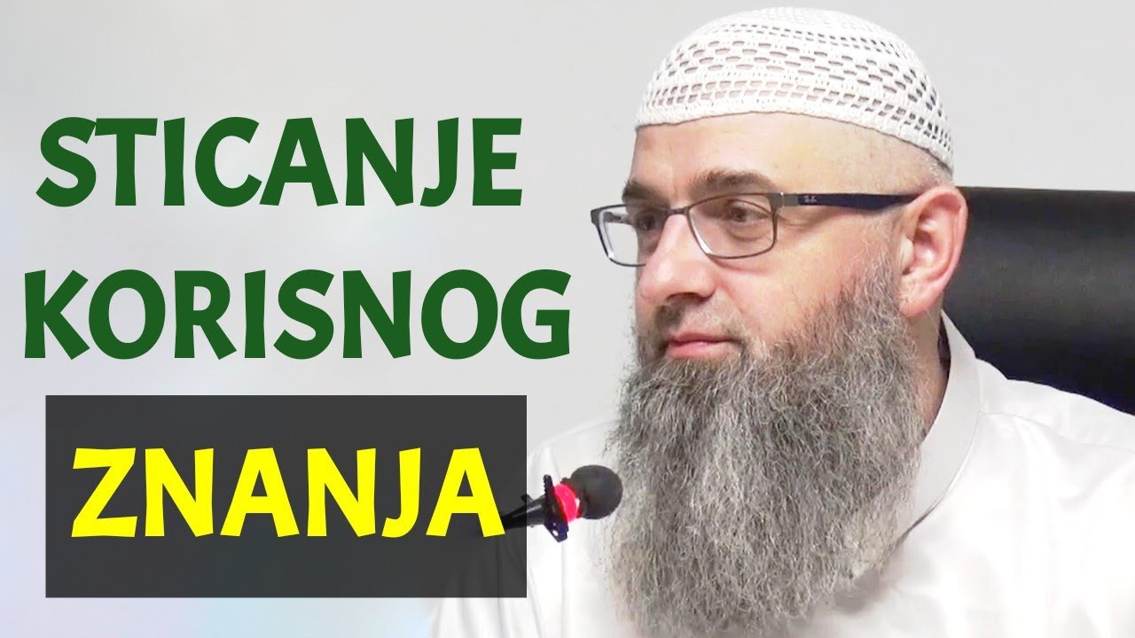 Sticanje korisnog znanja - dr. Safet Kuduzović