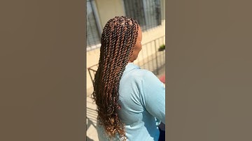 Senegalese twist💕 #braids #protectivestyle #longbraids #twist