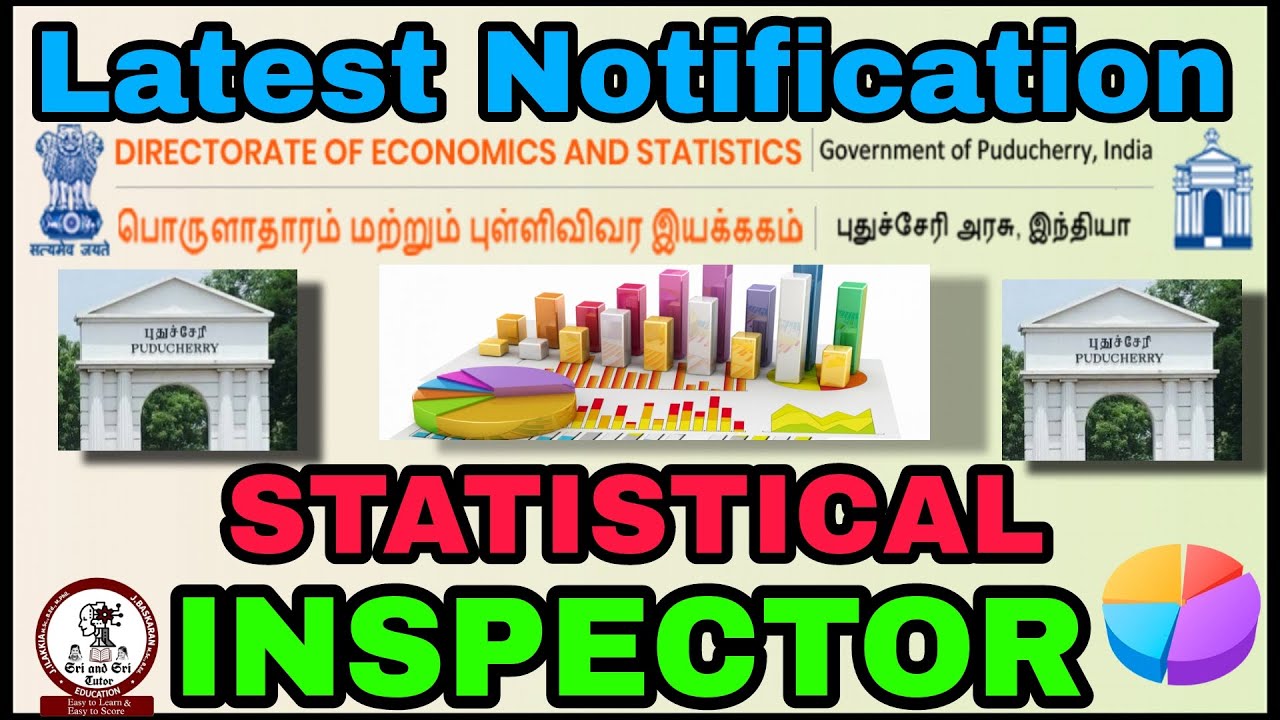 Puducherry Statistical Inspector Notification 2022 in directorate